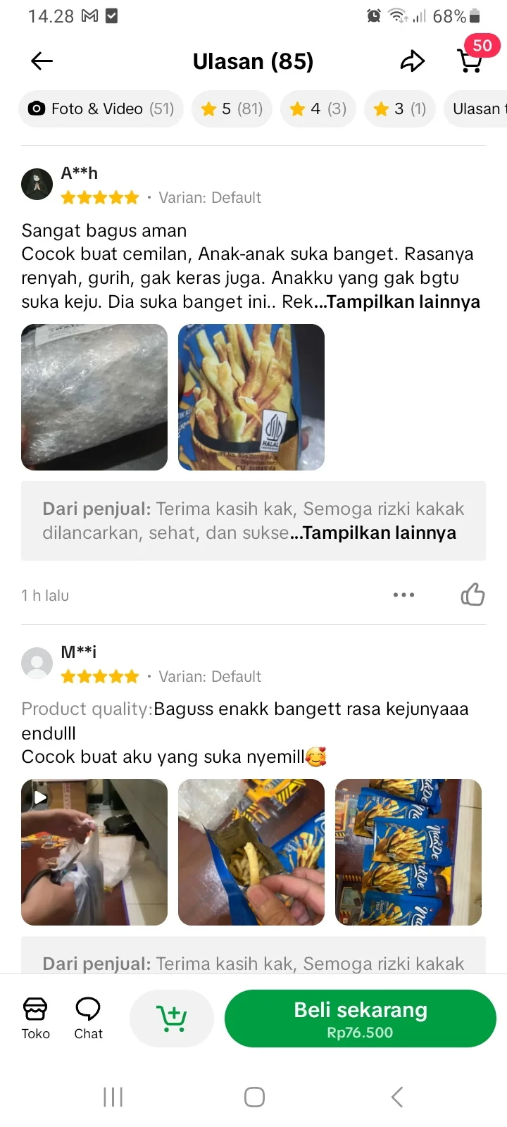 Review Cheese Stick Premium NakDe 14